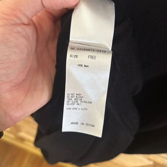 Sly Standard Free (OSFM) Black Tank Dress Sleeveless Pockets Midi Length - Picture 11 of 11